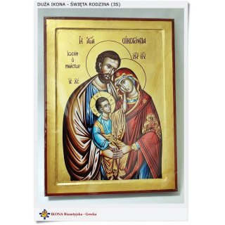 Duża ikona Biznatyjska Święta Rodzina
