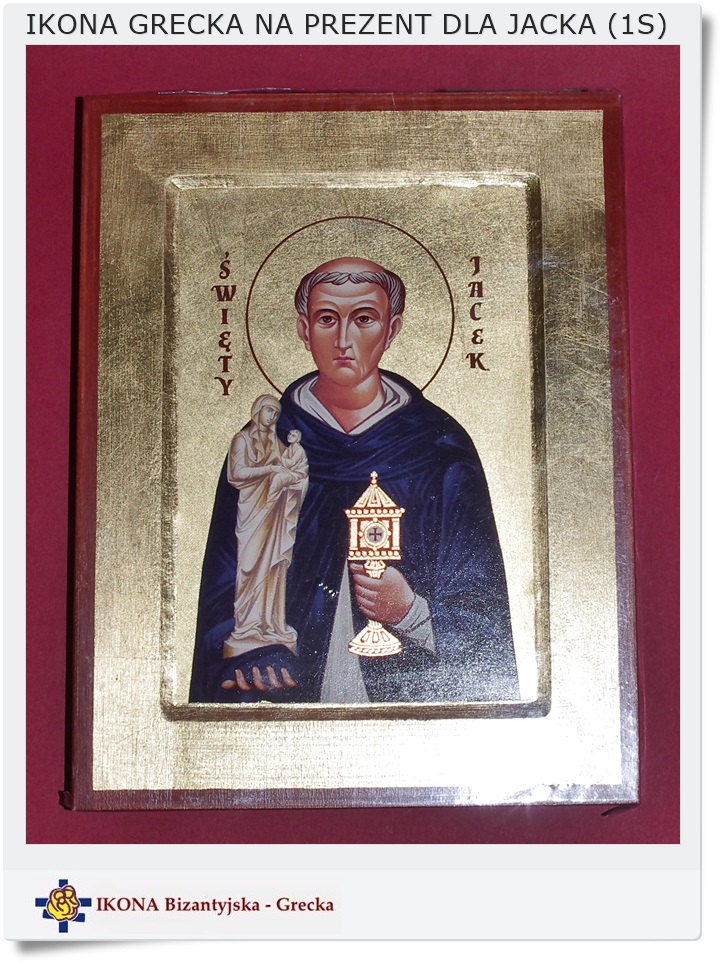  Ikona bizantyjska Św. Jacka