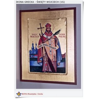 Święty Wojciech Ikona Grecka (1S)