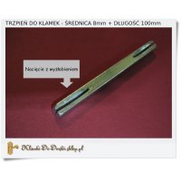 trzpień długi do grubych drzwi 