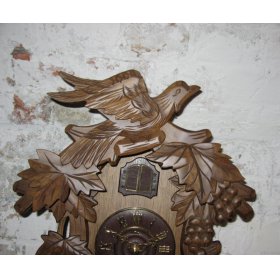 Zegar KUKUŁKA z ptaszkiem dąb rustykalny Adler 24009