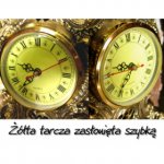 Zegar mosiężny ALTANA rękodzieło z Polski